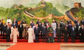 photo de famille du président chinois et les chefs d'Etats africains